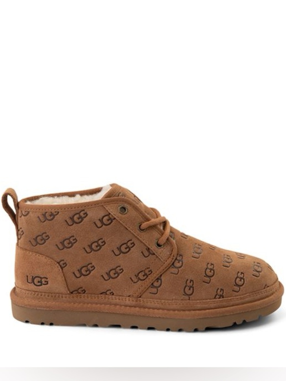 UGG Neumel Emboss Chukka Boot women’s  8 - Chestnut  Logo Suede